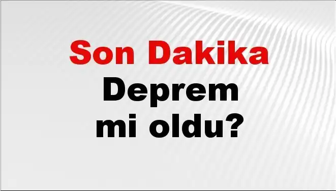 Çanakkale'de Son Dakika Deprem Alarmı! Neler Oluyor?