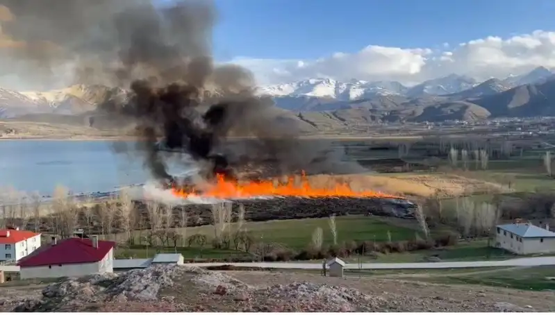 Kuş Cennetinde Kundaklama Şoku: Sazlıklar Alev Alev!