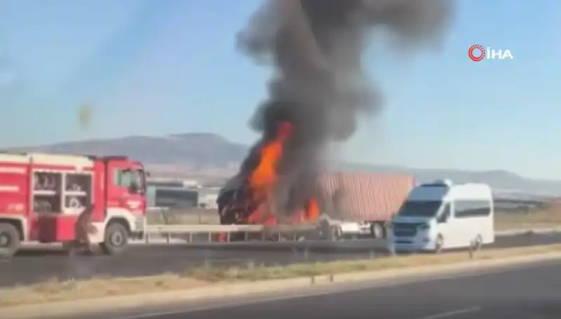 Ankara'da Facia: TIR Yangınında Korkunç Kaza Gerçekleşti