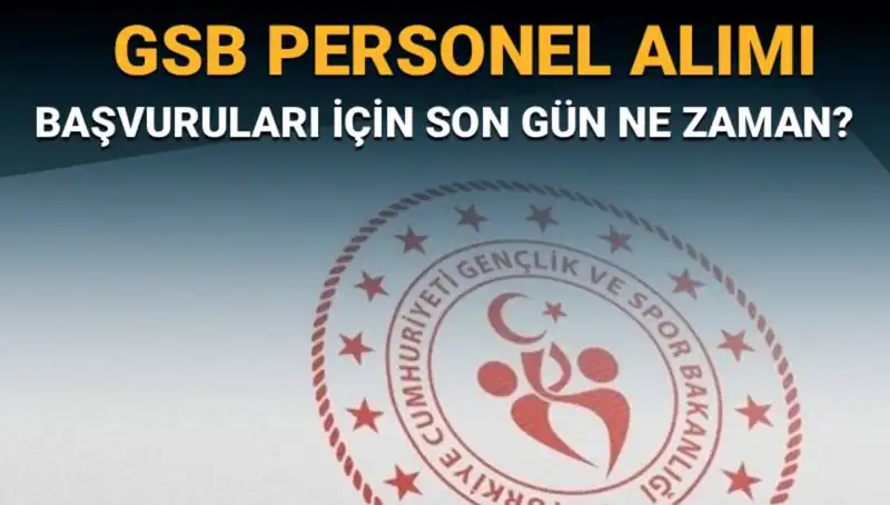 Gençlik ve Spor Bakanlığı Personel Alımı Başvuruları İçin Son Gün Tüm Ayrıntılarıyla Açıklandı!