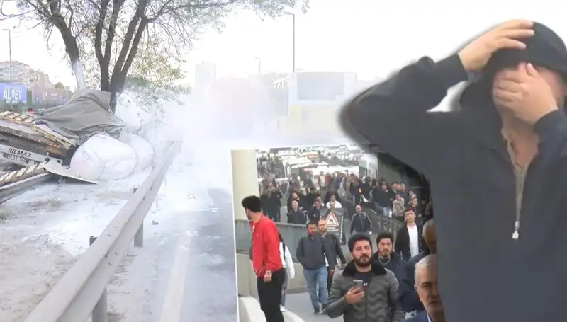 D-100'de Alçı Yüklü TIR’ın Kazası Trafigi Felç Etti